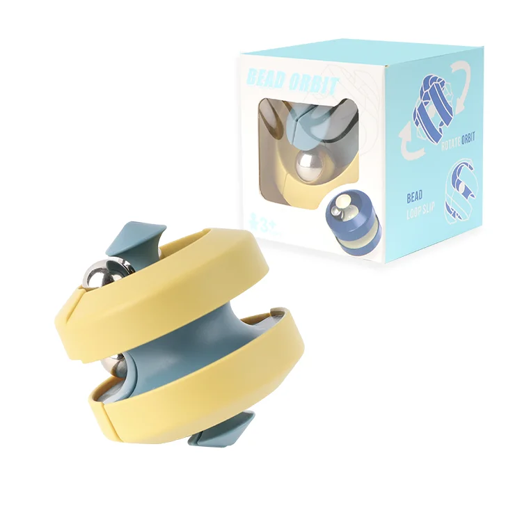 Hot Sell Fidget Toys Marbles Track Cube Bead Orbit Fingertip Spinner Sensory Toys