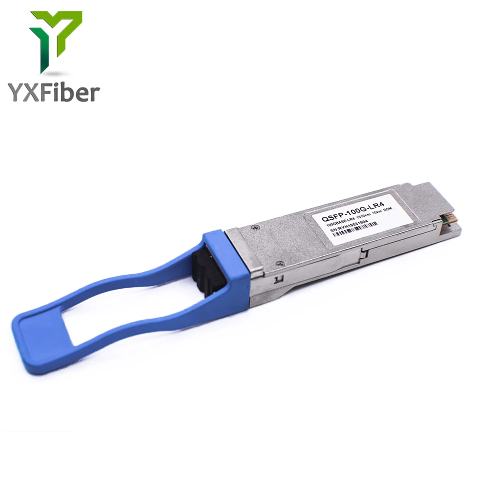 QSFP28 100G LR4 10 км 1310nm LC коннектор оптический модуль QSFP-100G-LR4 для программирования в производственных