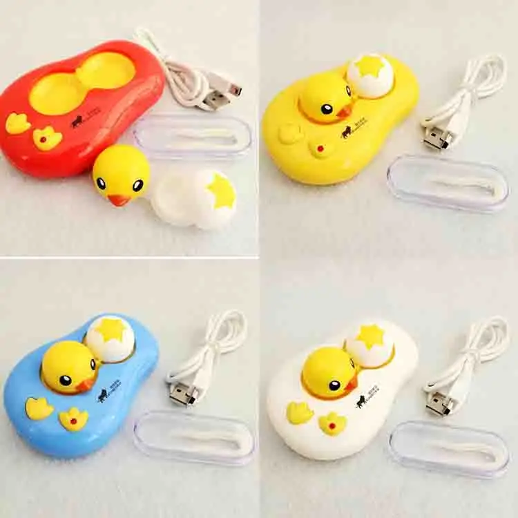 
Bulk Wholesale Travel Portable Custom Various Designers Cute Cartoon Color Box Eye Contact Lens Case 