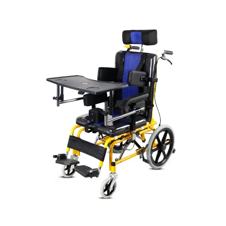 Manual wheelchair for children, young people. Foldable design makes it easy to carry and store