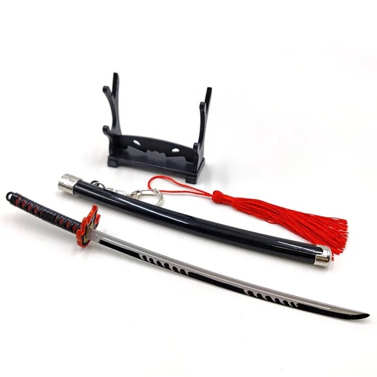 Factory Direct Custom Metal Keychain of Hot Anime Demons Slayer tanjiro-Third Generation Katana Sword Mold Keychain Luxury Gift