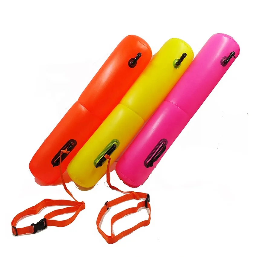 
Air Dry Bag With Valve Tow Woggle Inflatable Floating Open Water Swimming Buoy Bag Water Buoy,swim tows,swim buoy 
