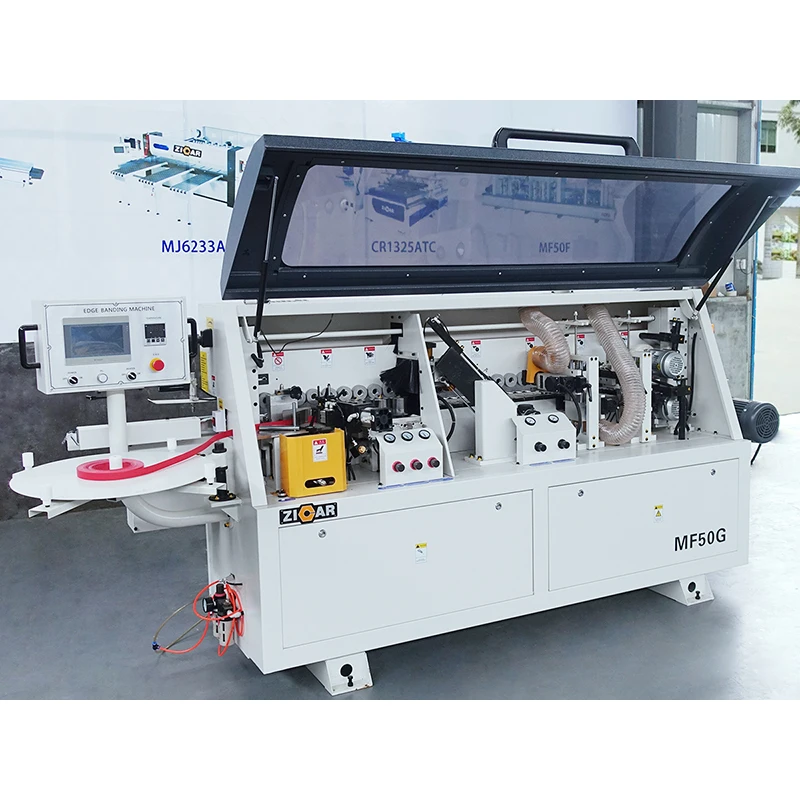 ZICAR Woodworking Machinery Double End Table Saw With Machine Sliding Panel For Boards Panels Woodworking