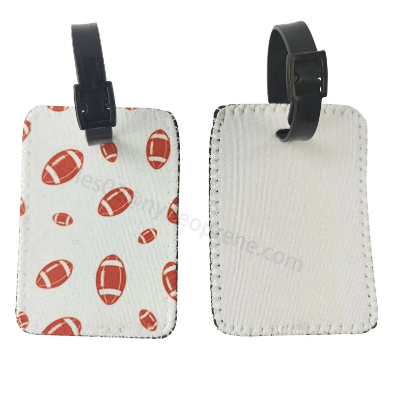Этикетки с идентификатором для чемоданов дорожных сумок неопреновые бирки багажа сублимационные заготовки RTS