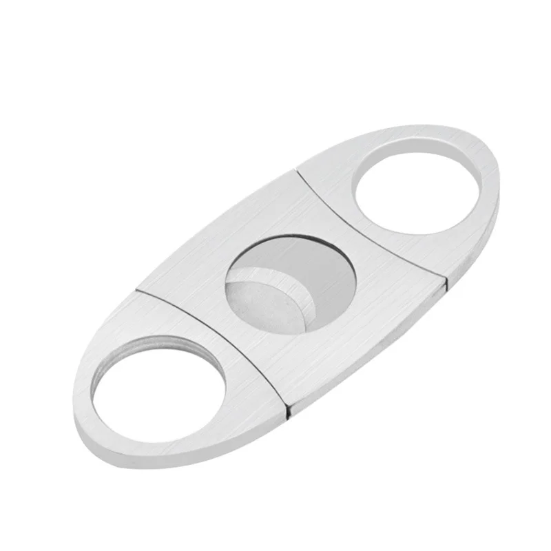Stainless Steel Cigar Cutter Metal Classic Cutter Guillotine Cigar Scissors Puncher Cutting Knife Cigar Accessory
