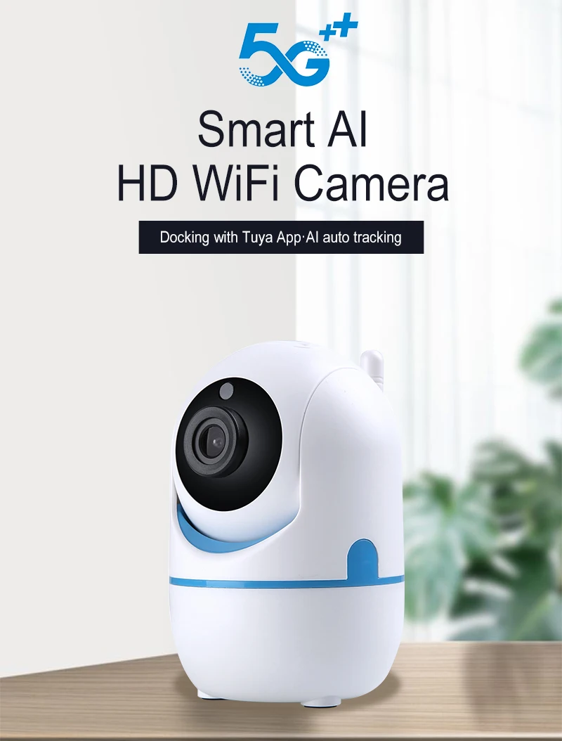 Auto Tracking Full HD IP Camera Surveillance Security Monitor WiFi Mini Smart Home CCTV Indoor PTZ Cloud App Camera
