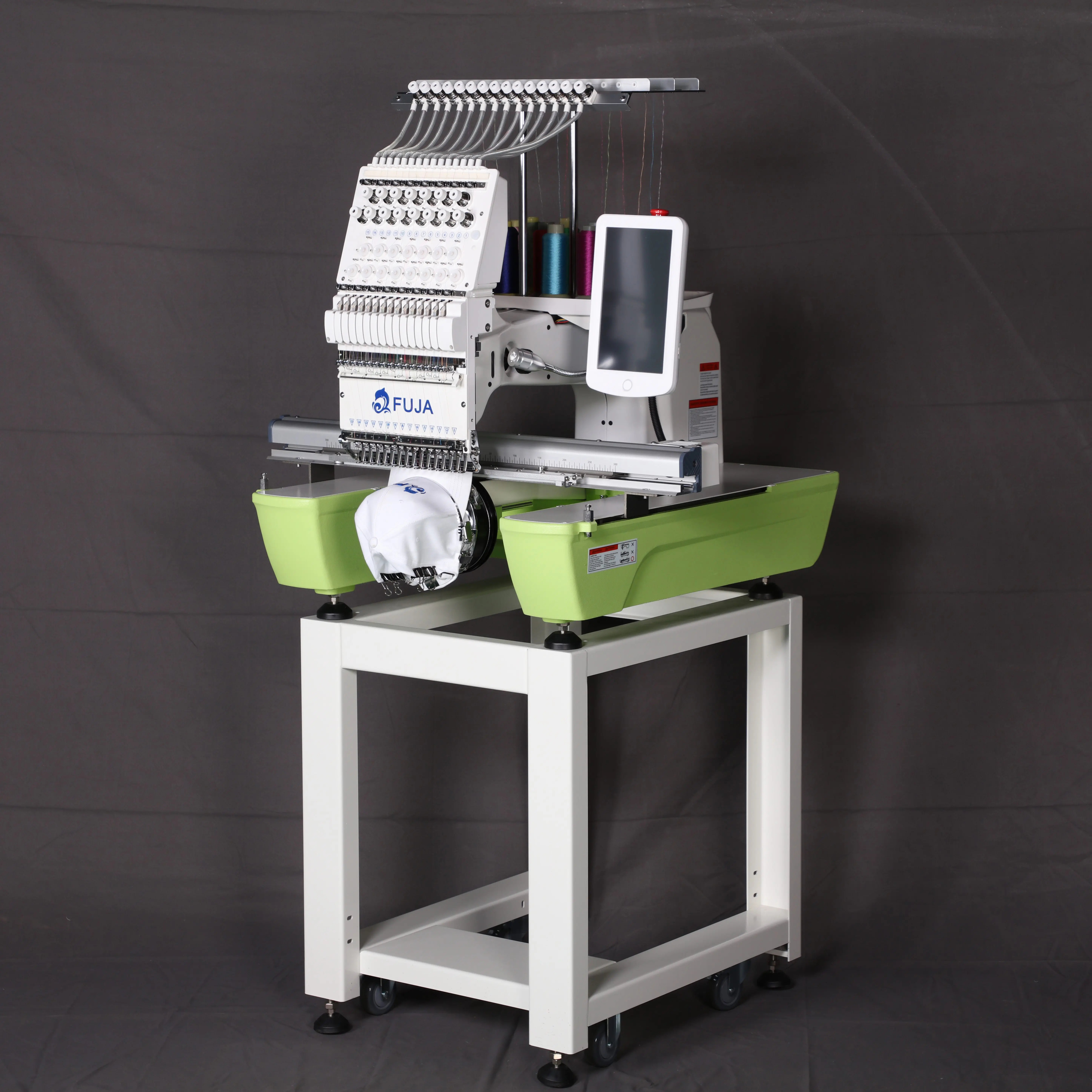 New Sewing Machine Single Head 12/15 Needles Hat Embroidery Machine