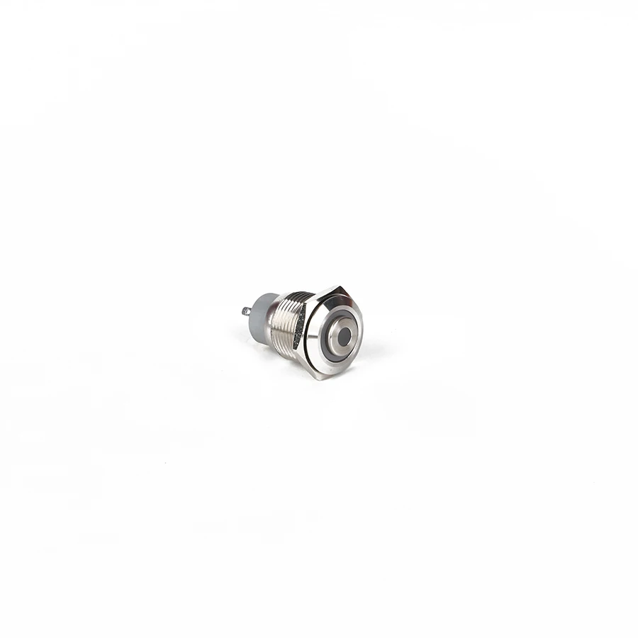 16mm Power Symbol LED Push Button Metal Reset lock Switch