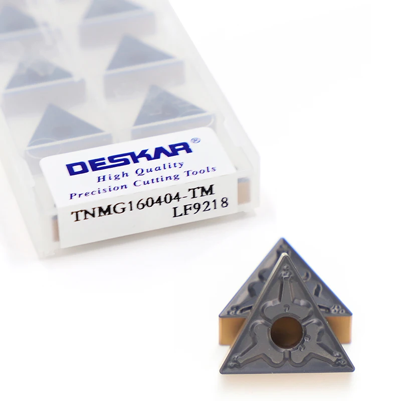 Deskar TNMG160404-TM TNMG160408-TM TNMG160412-TM LF9218 TNMG160408 вставки карбида токарный инструмент