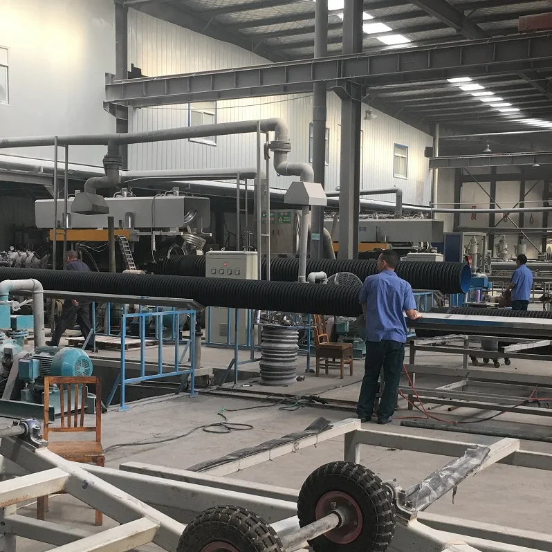 Polyethylene Drainage Culvert Sewage Drain Pipe Large Diameter HDPE Double Wall Drainage6 8 24 inch Corrugated Drain Pipes