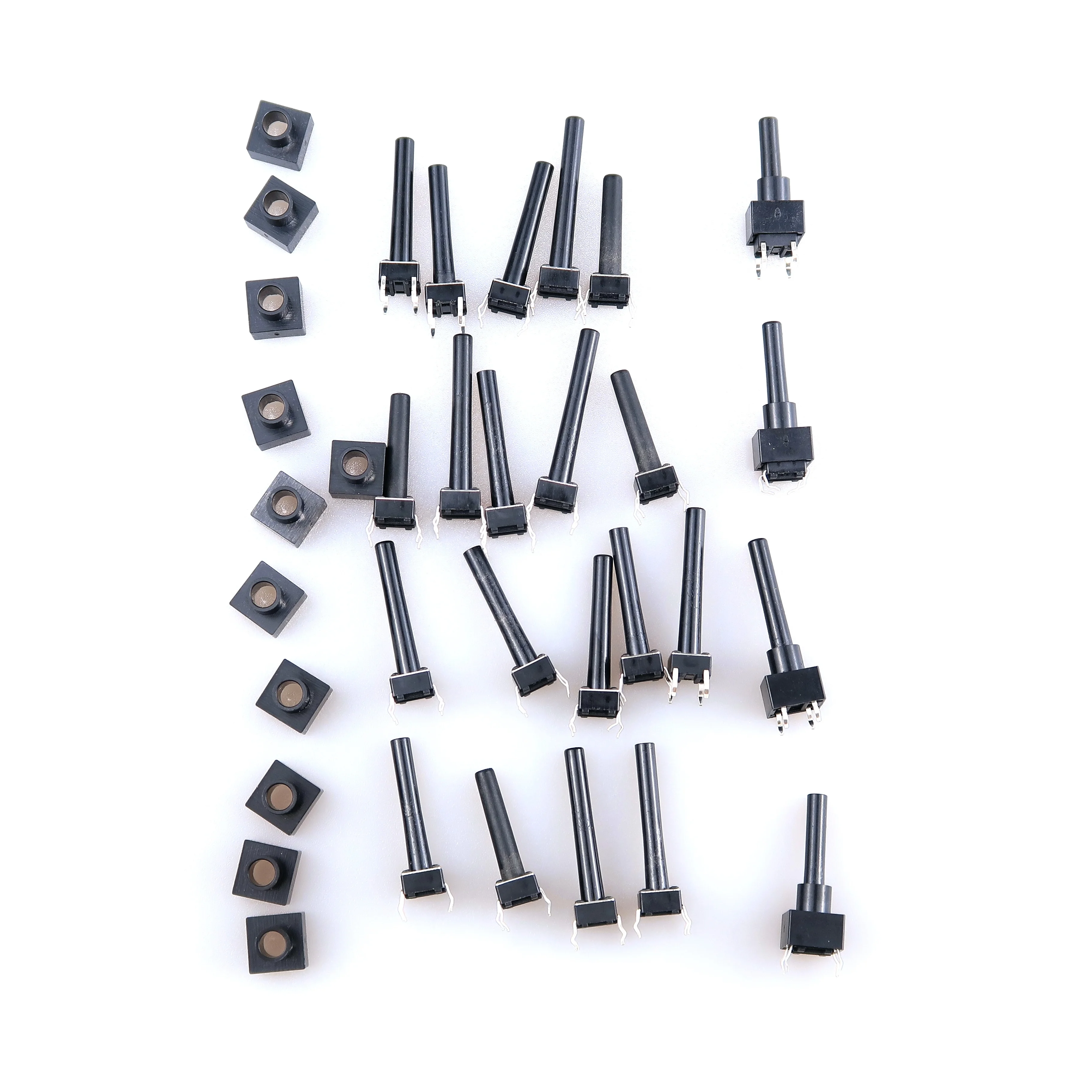 Factory direct sales6x6 4 pin 6*6*20mm-22-30MM Vertical with protective case plug-in button Touch switch