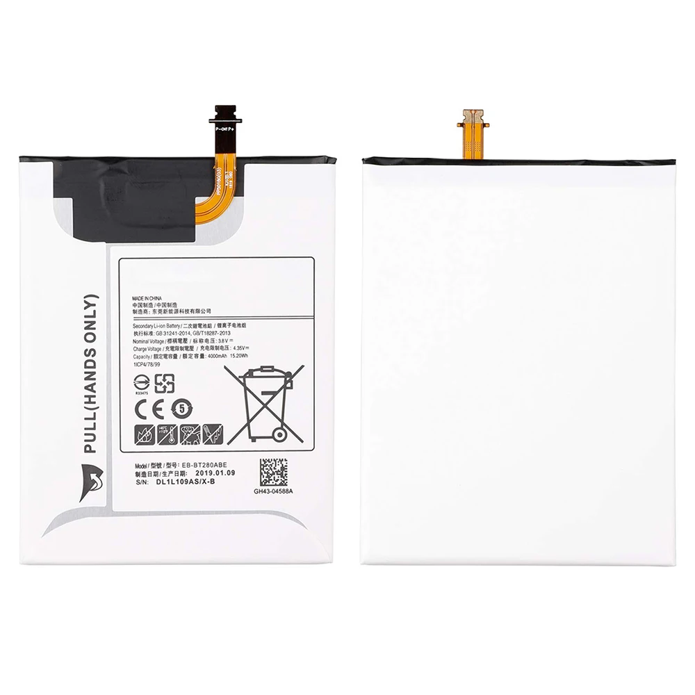 3.85V 4000mAh EB-BT710ABE EB-BT710ABA SM-T713 SM-T710 Tablet Battery Replacement for Samsung Galaxy Tab S2 Battery