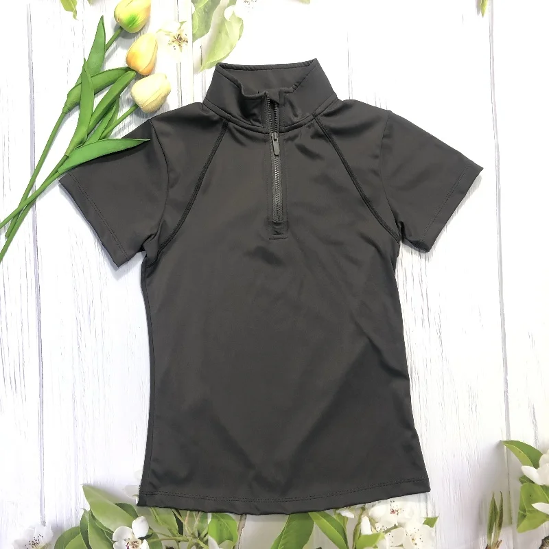 Nylon Short Sleeves Equestrian Base Layers Breathable Summer T-shirt For Women Horse Riding Tops Stretchy Sports Wear ladies