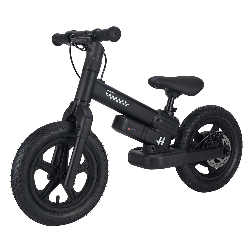 Chinese factory Cheap Children No Pedal Bicycle 100W Powered 24V 2.5ah Kids Electric Balance Bikes