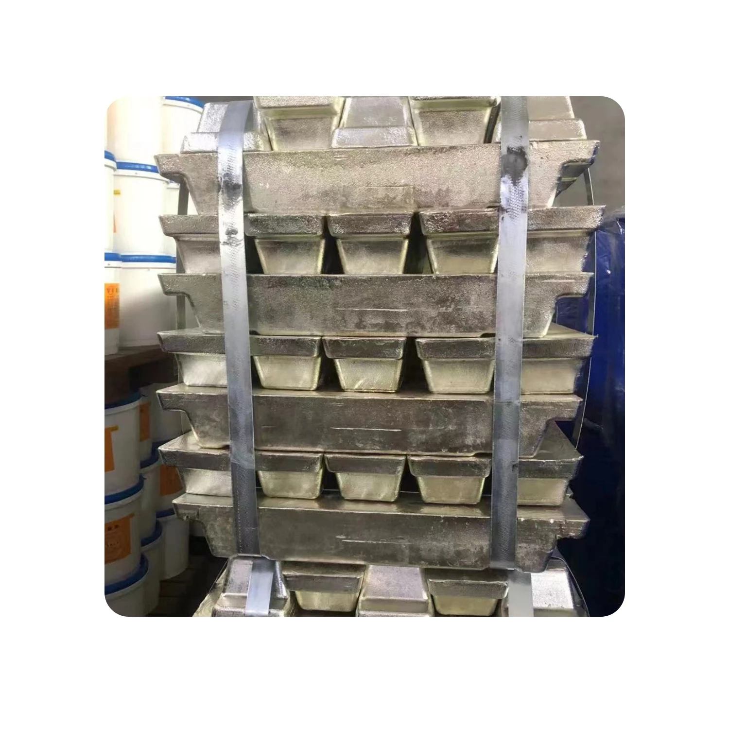 Заводская поставка Оловянный слиток 99.9% 99.95%, цена оловянных слитков