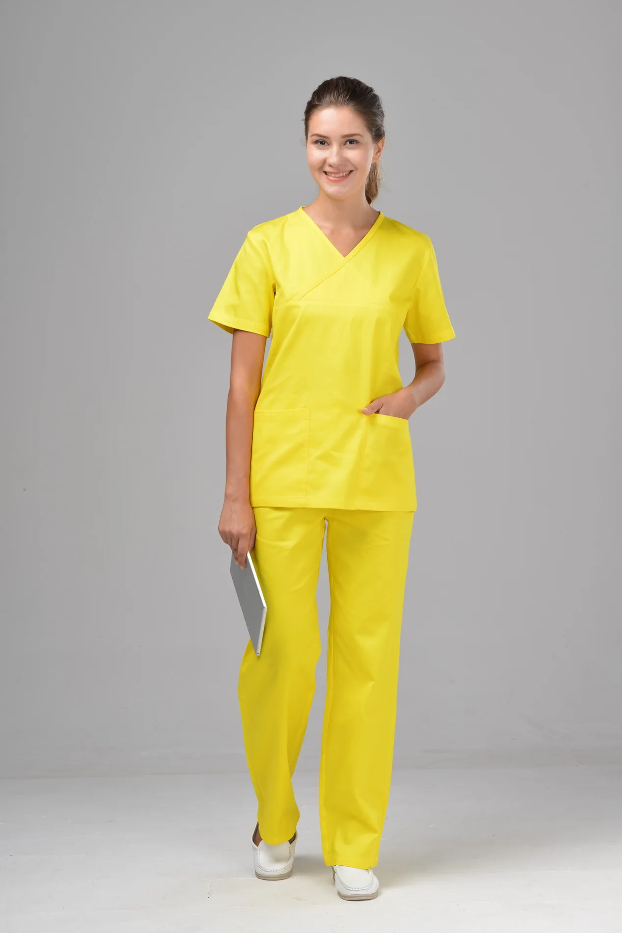 100% cotton fashionable nurse uniform design