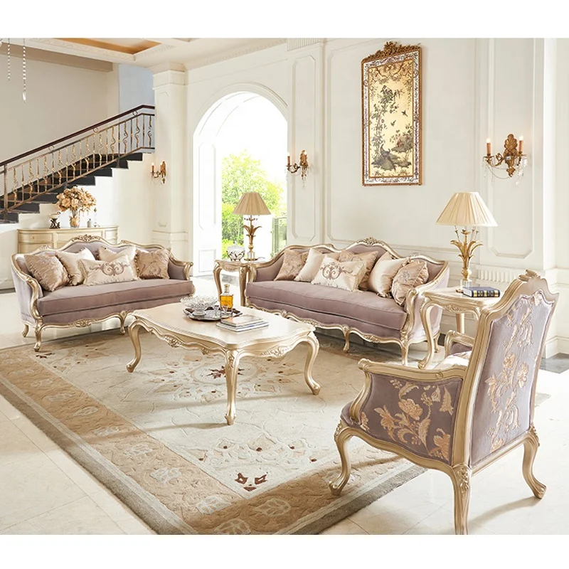 Барокко мебель для гостиной диваны во французском стиле деревянный диван