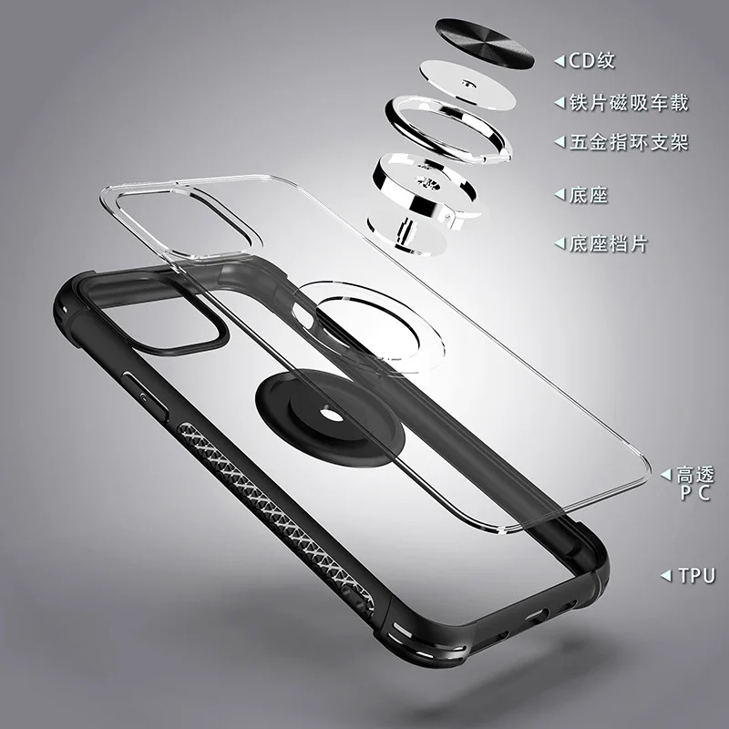  Магнитный чехол с откидной ножкой для Huawei P20 pro Iphone XS 11 12 Pro max телефона автомобильный держатель подставка кольцо на палец чехлы