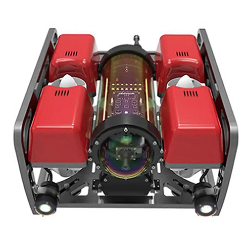 
High Quality Customized Logo Construction Subsea Remote Control Robot Underwater Rov Camera Drone 