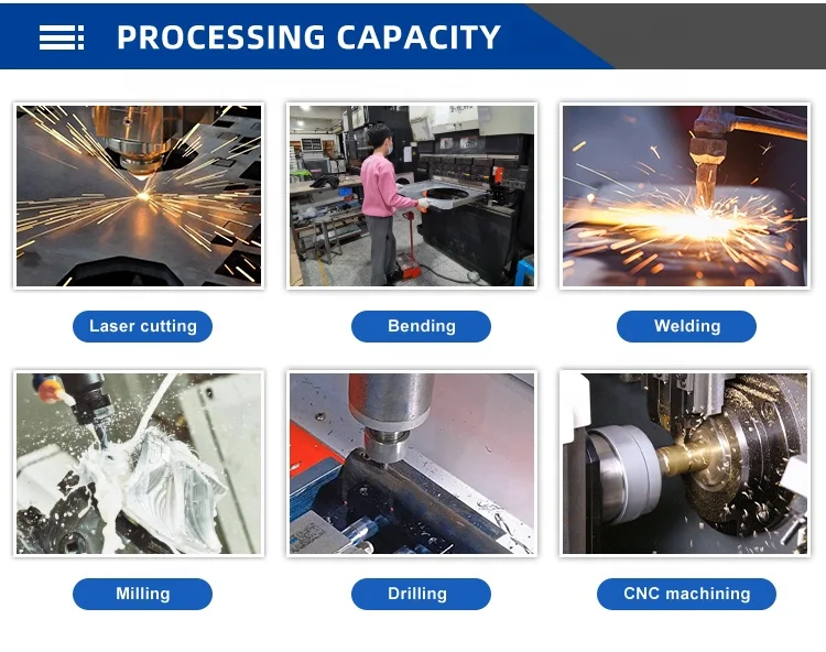Custom OEM Metal Work Sheet Metal Fabrication Metal Enclosure of 3D Printer Enclosure