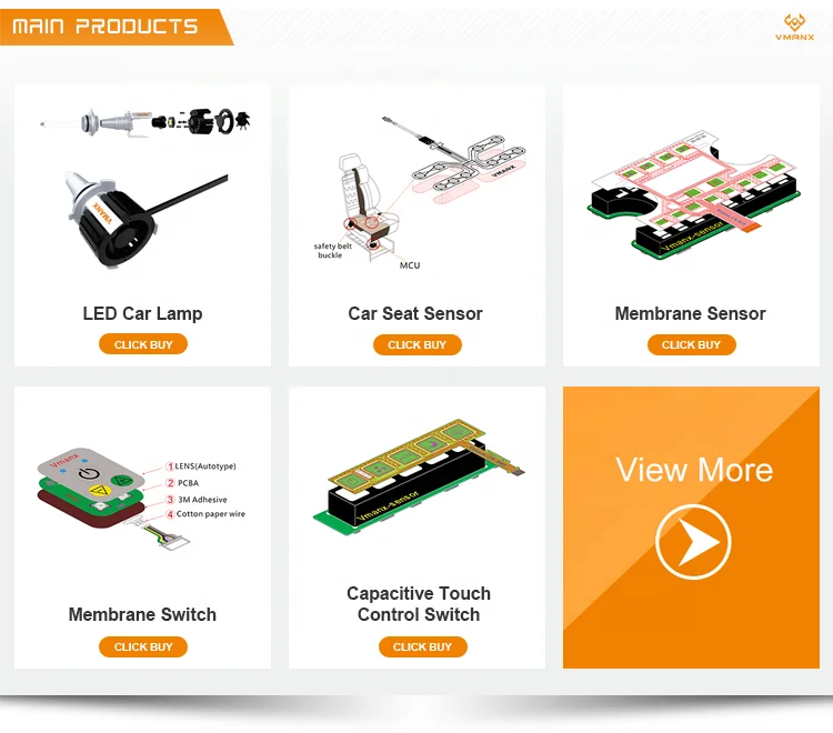 Пользовательский мембранный переключатель с цифровой печатью Vmanx