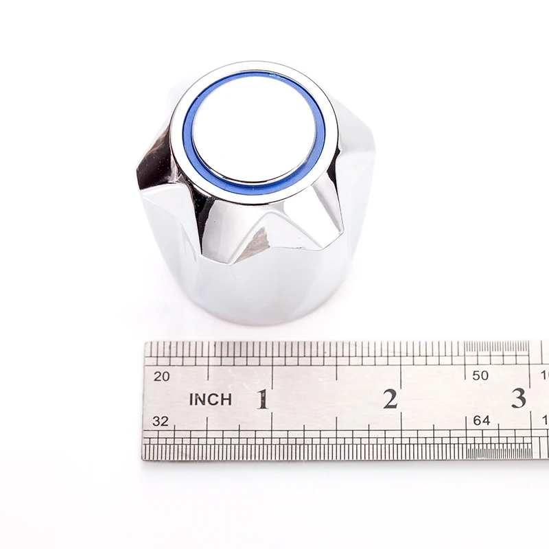 Electroplating ABS Plastic WIth Iron Faucet Handwheel Angle Valve Bathroom Accessories  New Material  Parts