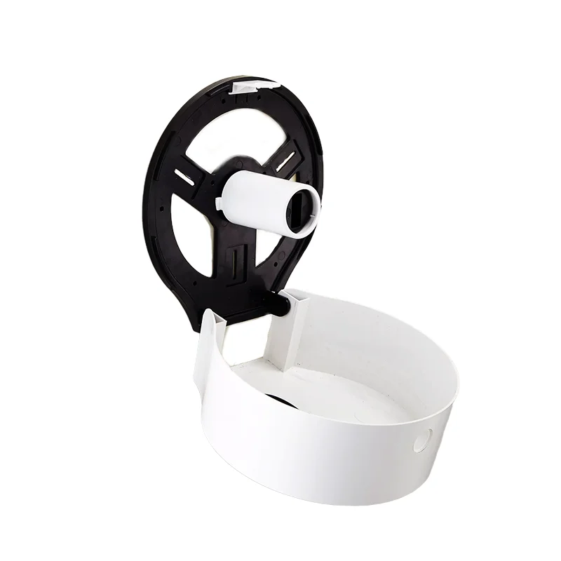 Wall-mounted Kitchen  Plastic Center Pull Toilet Napkin Holder Jumbo Roll Paper Towel Dispenser With Visible Window