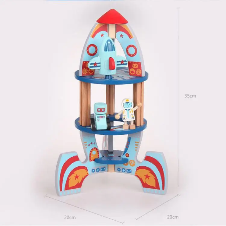 UDEAS Custom diy rocket ship toy product building block puzzle