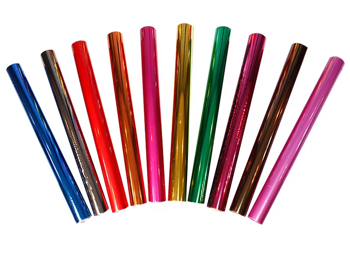Generic Metallic Color Heat Transfer Film Hot Stamping Foil Gold For Bottles Plastic Paper Scarf Ribbon Free Sample