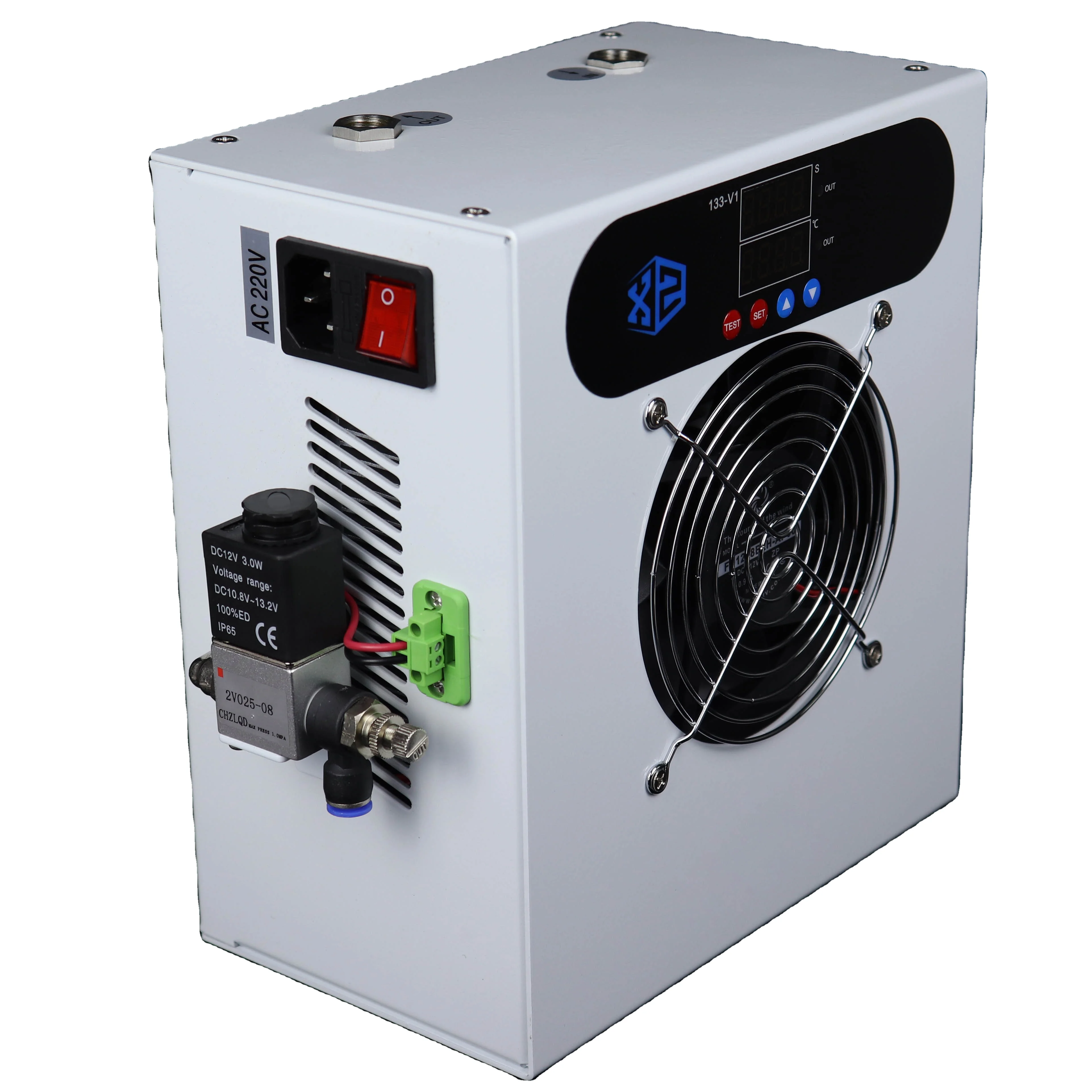 Factory price 210w  electronic semiconductor control mini refrigerant air dryer with 8bar pressure