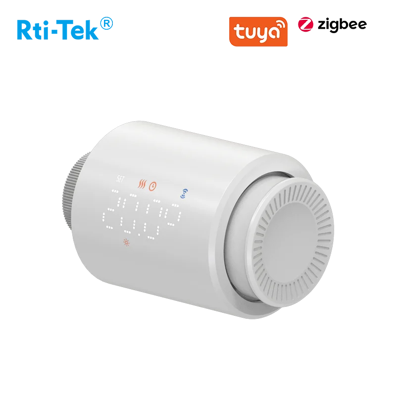 Ultra-low Power  TUYA Smart LED Thermostatic Radiator Valve Zigbee Compatible with Alexa Google Home TRV