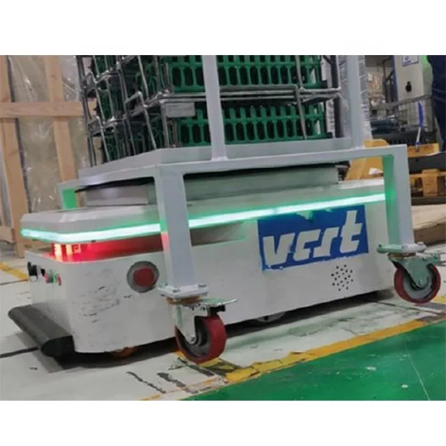 AGV robot smart factory mobile handling platform with new technology of lifting mechanism laser Slam navigation (1600086776895)