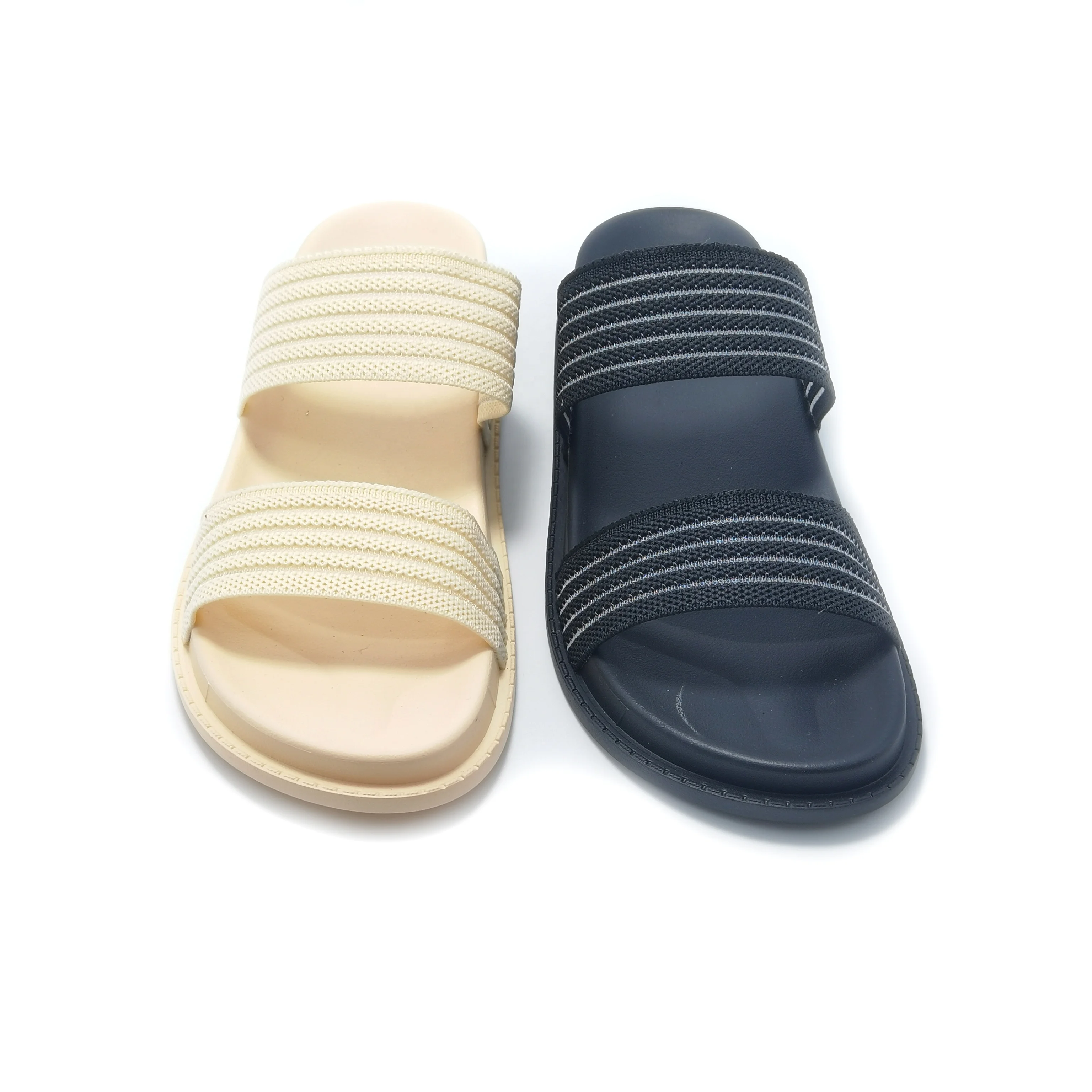 Soft Women Non-woven Slippers Neon Fluore Color Casual Women Shoes Outdoors Flat Ladies Sandals