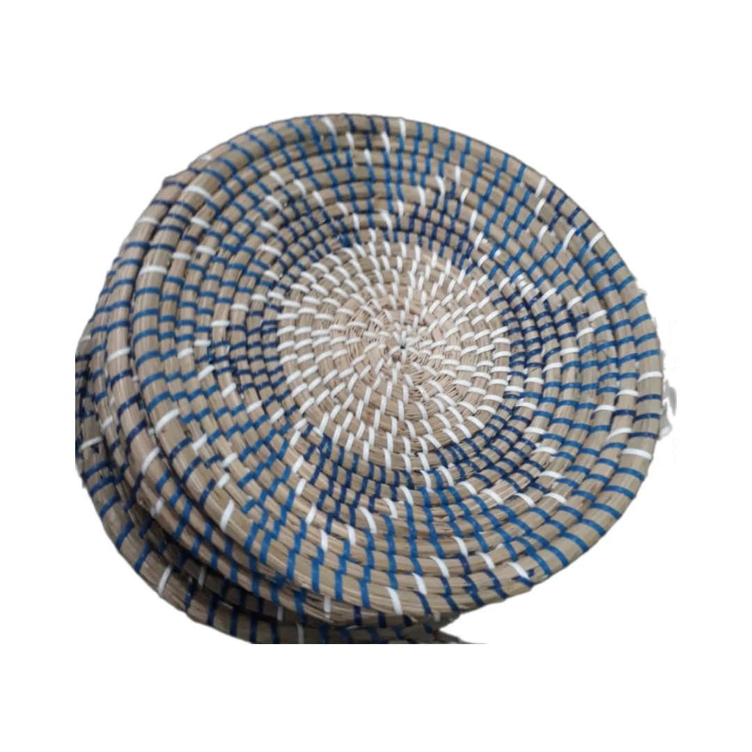 Cheap Price For Handwoven Seagrass Plate From Vigifarm, Hot Selling Handmade Item From Viet Nam
