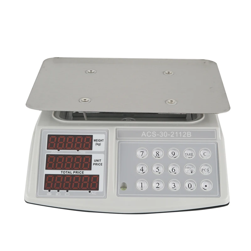 ACS system 40kg Electronic manual Bench Scale Commercial precision Digital Price Computing Scale LED/LCD Weighting Scales