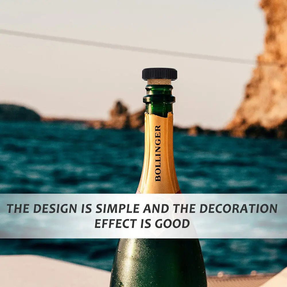 wholesale Eco-friendly T shape metal plastic wooden liquor brandy vodka bottle synthetic cork stopper