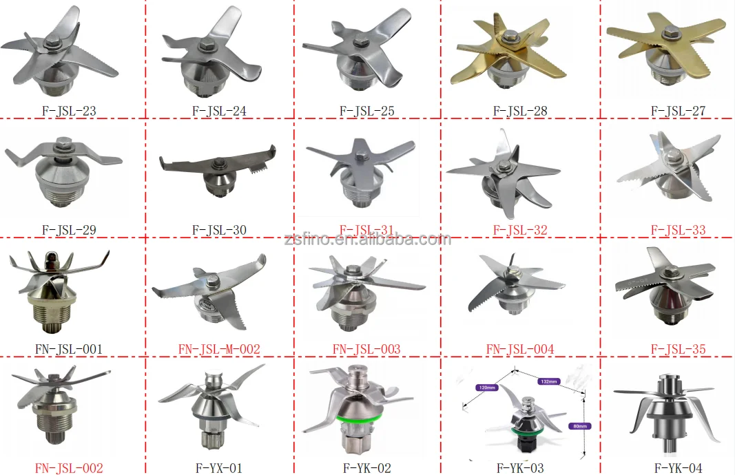 BLENDER Juicer Mixer Spare Part   8 Blades Replacement Portable Mixer Knife Fruit Juice Blender