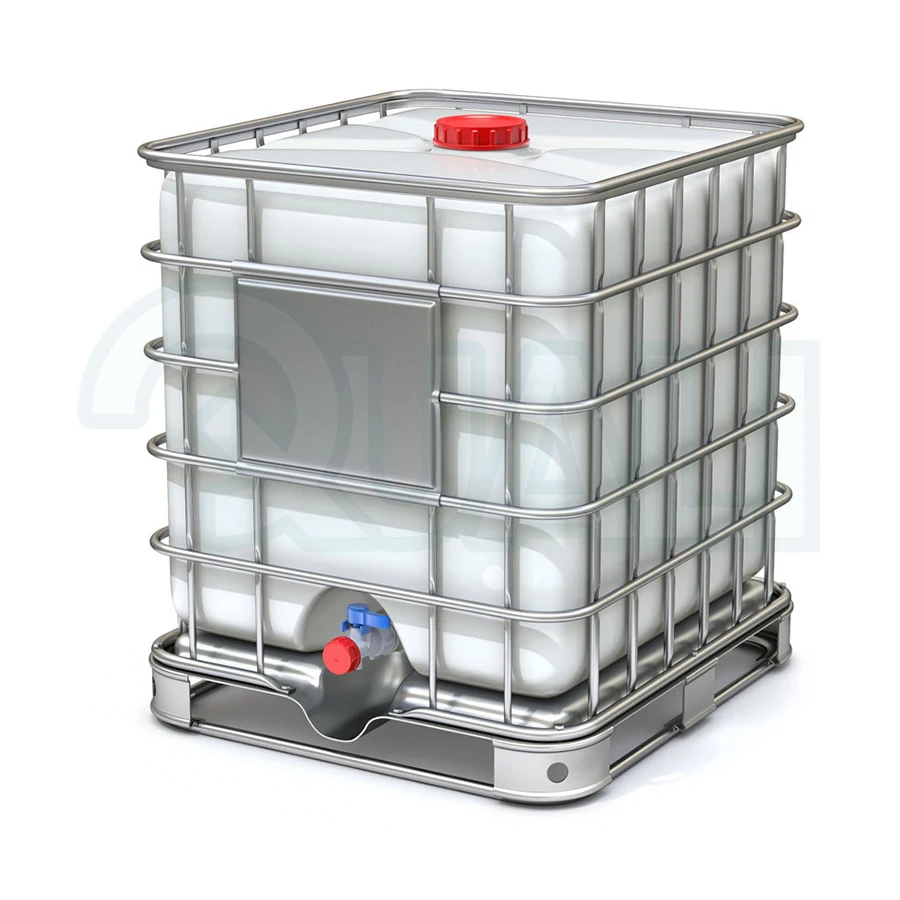 Quali Manufactured Plastic IBC Tank Metal Frame 1000L Water Tank Chemical Tank