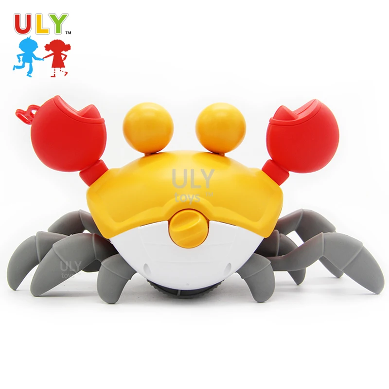 Tiktok Cute Cartoon Animal Crab Classic Baby Water Beach Toy Floating Pulling Clockwork Kids Beach Swimming Pool Bath Toys