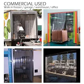 Vinyl Strip Door Curtain  Height PVC Strip Door Curtain