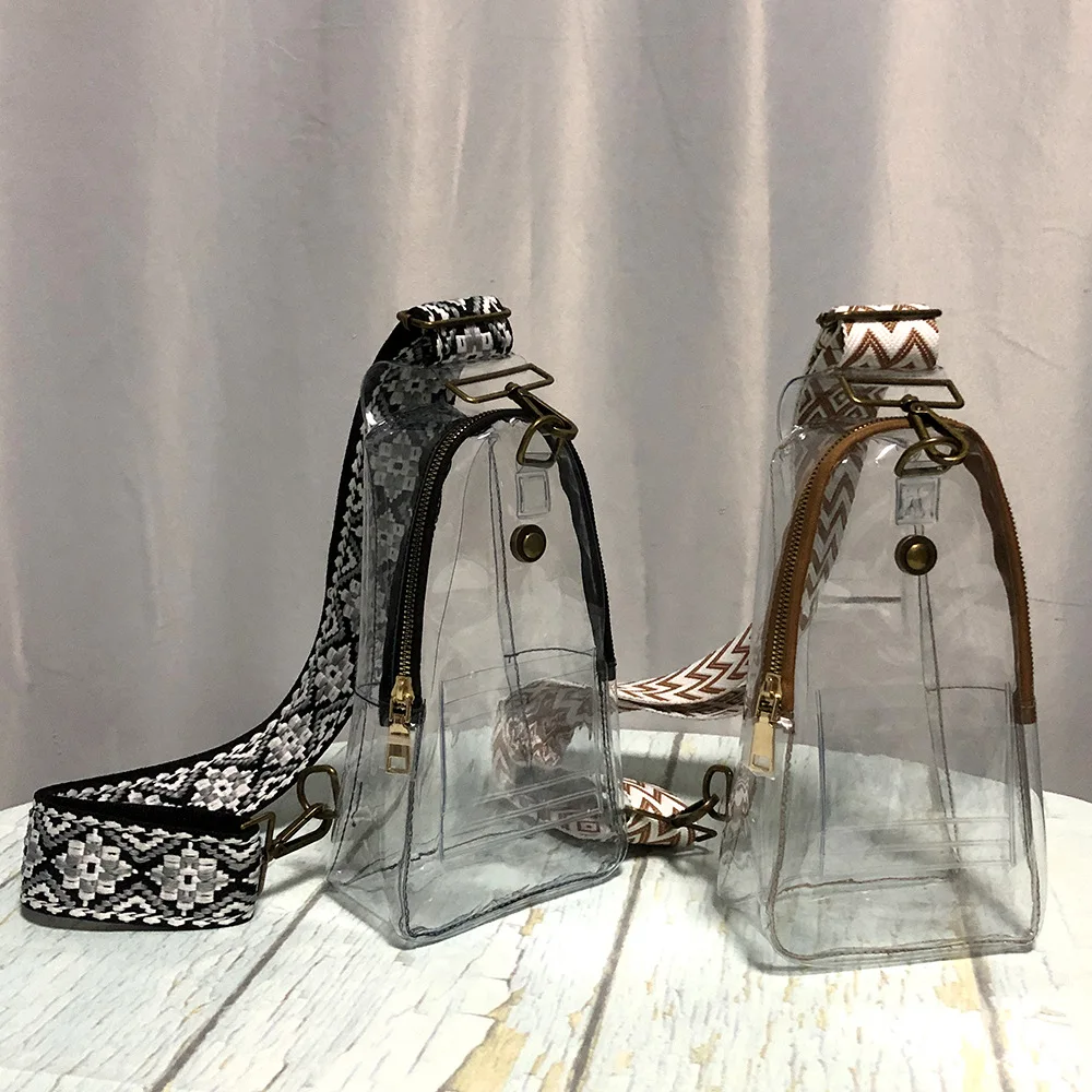 Vegan Leather Crossbody Sling Bag Guitar Strap Bum Bag Sling Backpack Guitar Strap Triangle Sling Bag