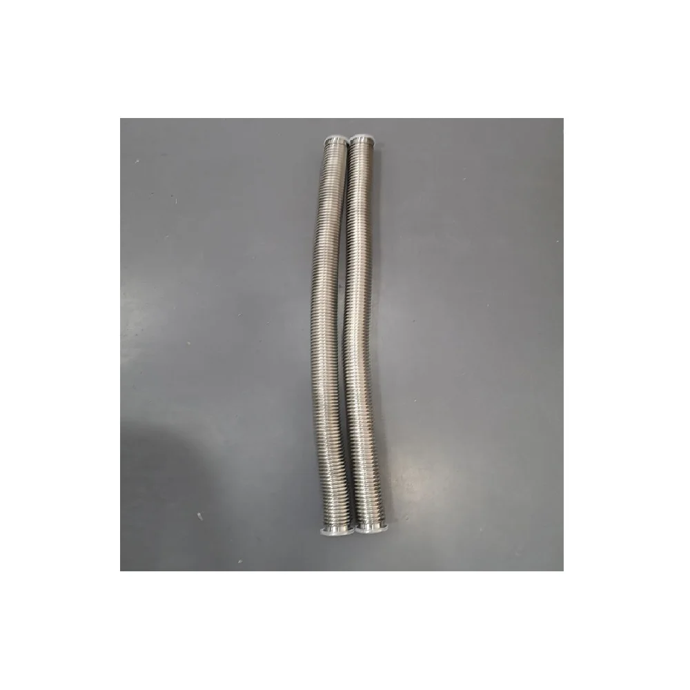 Hot Sale Kf Braided Flexible Hose KF16-KF50 CNC Polish SUS316L Flexible Stainless Steel Bellow Hose