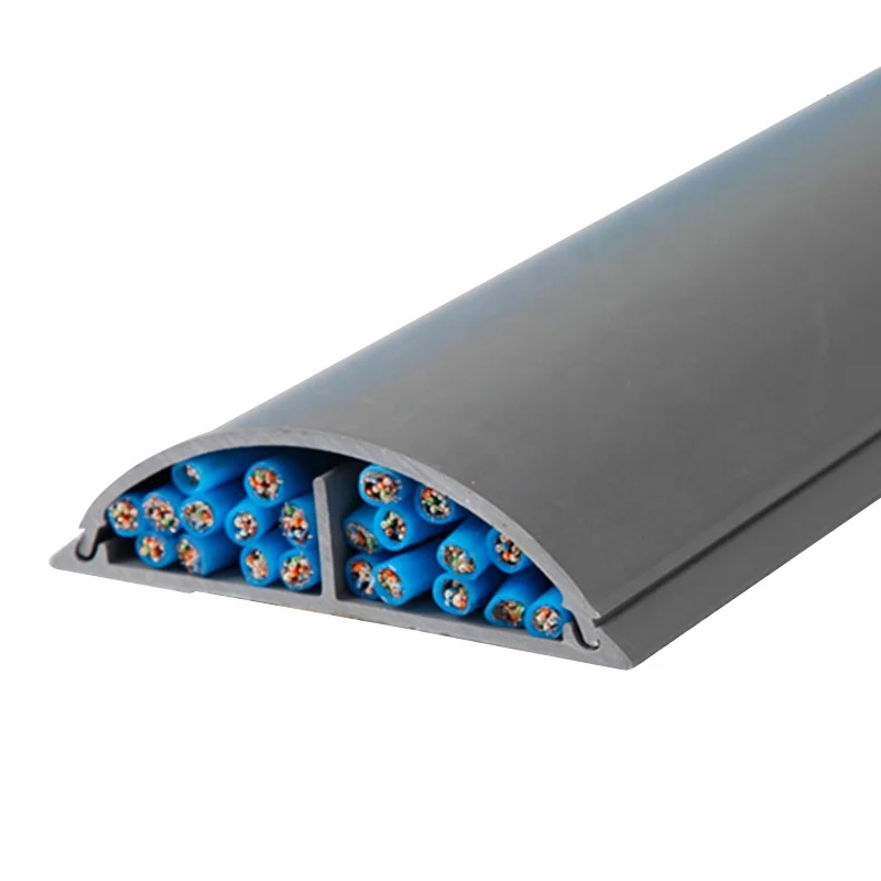 Trunking Cable Duct Floor Plastic PVC China White Color Fireproof Feature Material Origin Type Size ISO Place Model Thickness
