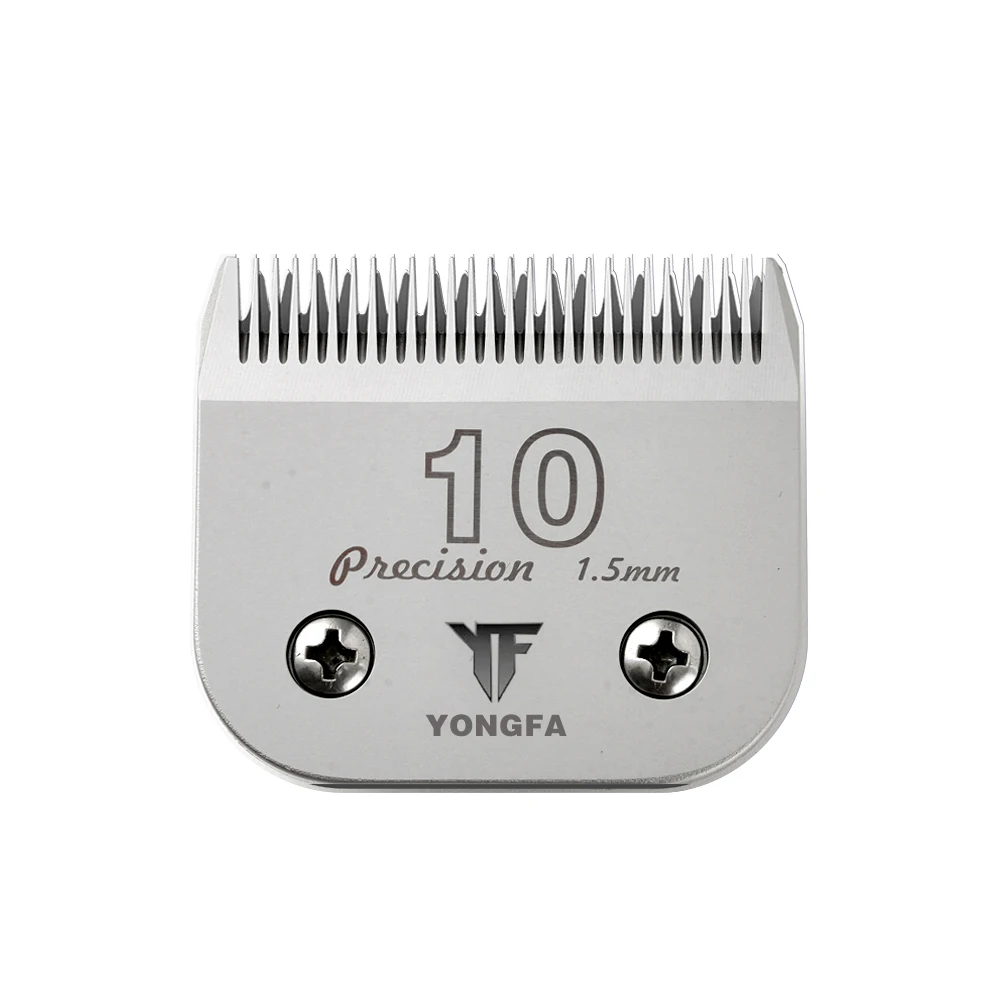 Yongfa высокоуглеродистая Нержавеющая сталь 10 # Pet A5 лезвия для стрижки домашних животных инструменты груминга