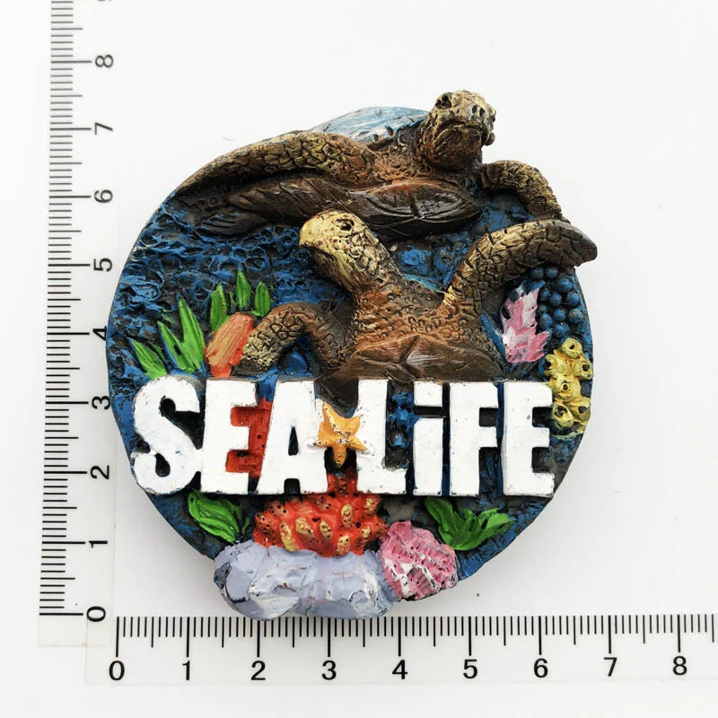 Georgia Aquarium Sealife SeaWorld Atlanta Resin Atlanta Georgia USA 3D Refrigerator Magnet Tourist Souvenir