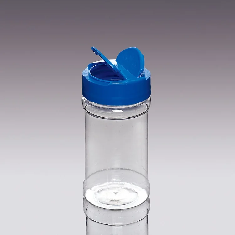 
Hot Sale 200ml Toothpick Cap Pet Plastic Salt Pepper Spice Jar 