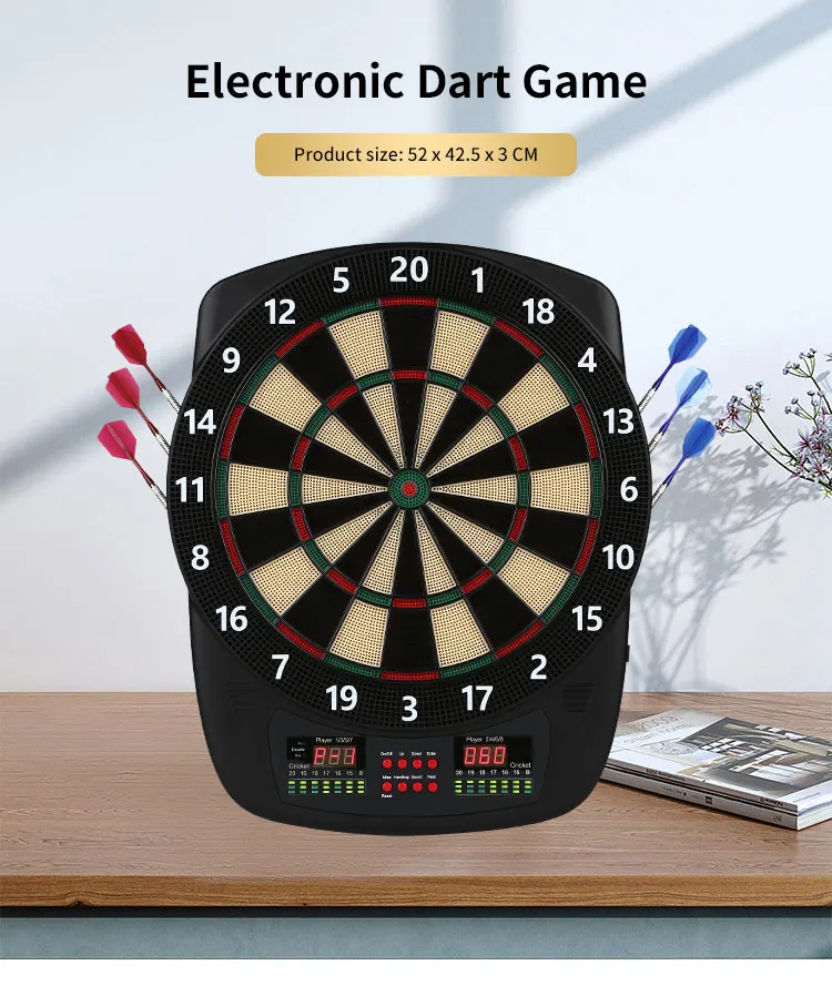 Custom darts games 1-8 people play together 580 game options dartboard