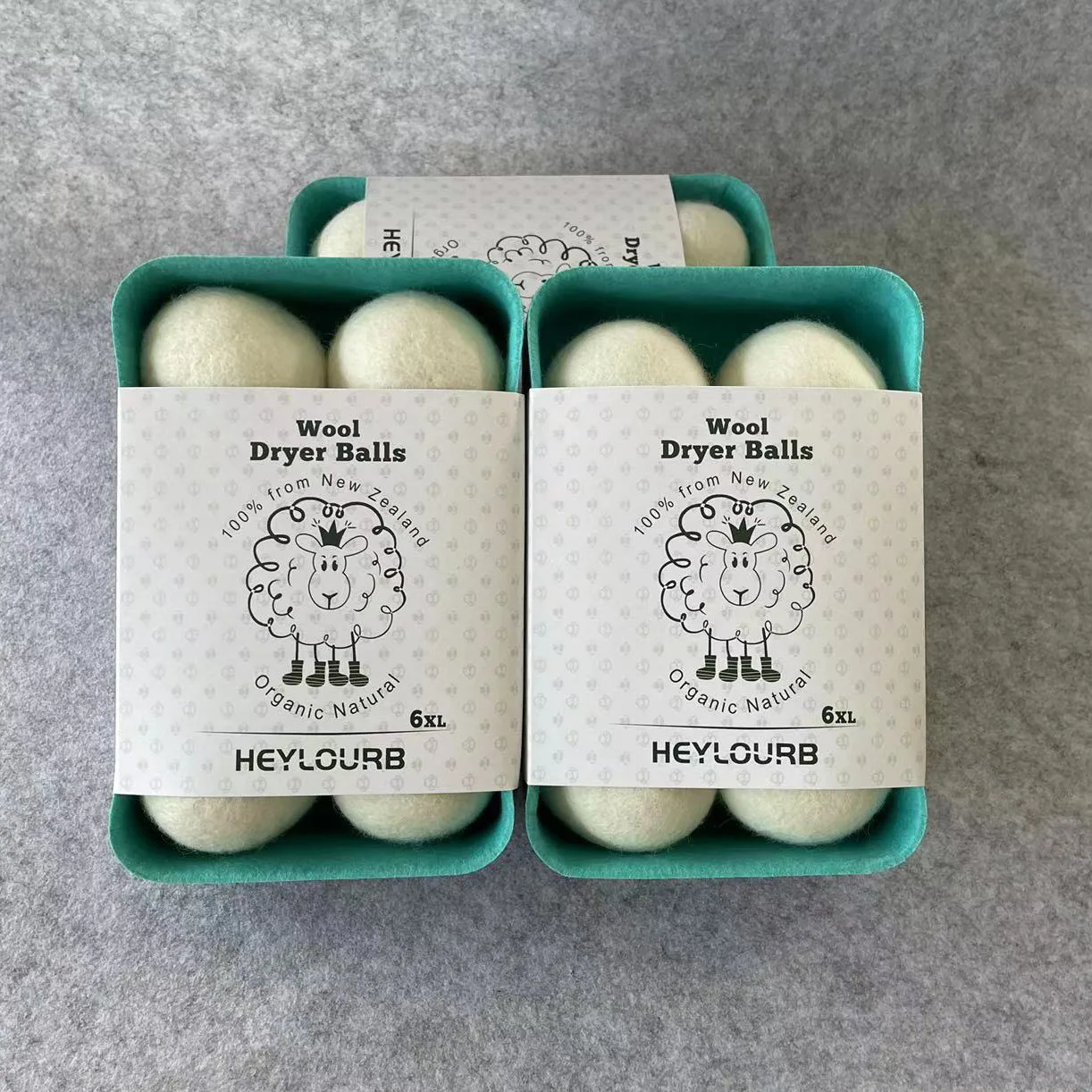 best selling products 2023 good sales in USA organic merino handmade natural wool laundry dryer balls 8.5CM  6 pc hot sale on TV