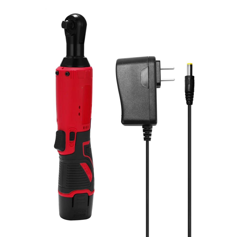 40Nm Cordless Electric Wrench 12V Lithium Battery 3/8 Inch Cordless Ratchet Wrench 90 Degree Wrenches