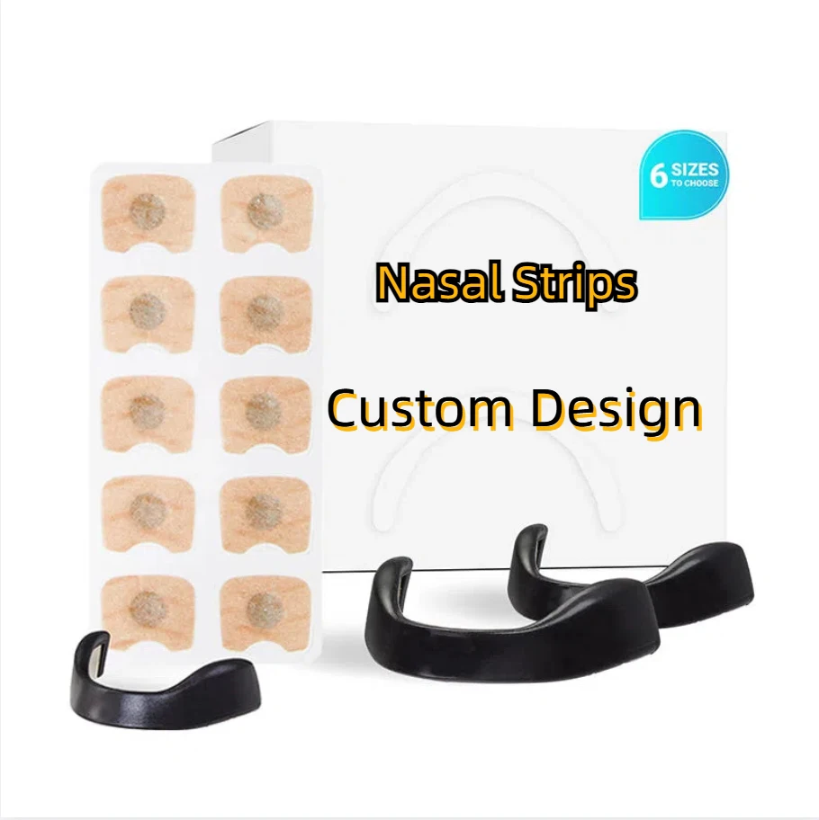Magnetic Breathing Nose Strips Effective Snore Stopper Magnetic Nasal Strips with Magnet for Sleep and Sport